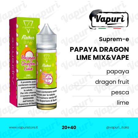 Papaya Dragon Lime Mix&Vape 20ml Suprem-e