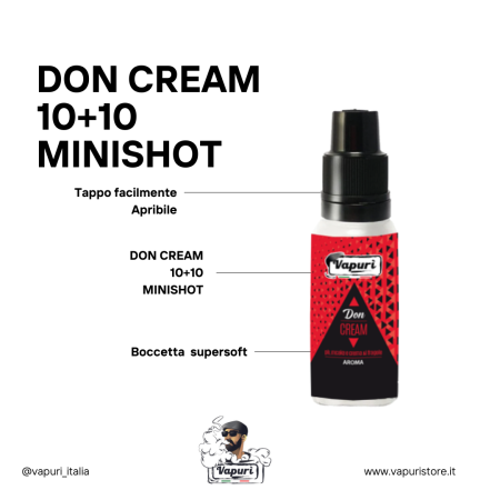 Don cream Minishot 10+10