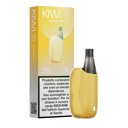 KIWI GO + MINI STARTER KIT MANGO ICE 2%