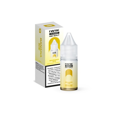 E-LIQUID BANANA ICE - IWIK - 10 ML NIC SALT