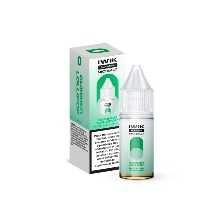 E-LIQUID SUMMER LOLIPOP - IWIK - 10 ML NIC SALT