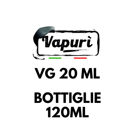 Glicerina Vegetale 20ml in chubby da 120ml