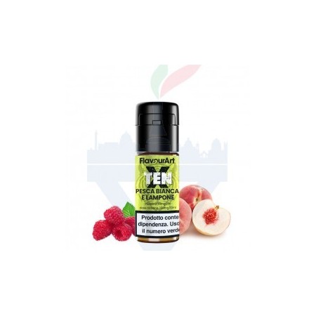 PESCA BIANCA E LAMPONE - FLAVORART - 10ml NIC SALT