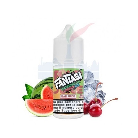 WATERMELON CHERRY ICE - FANTASI VAPE - 10+10