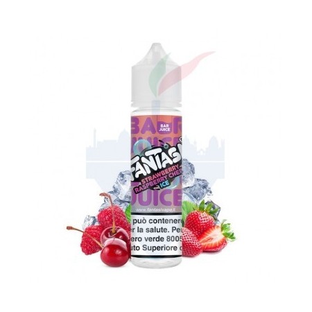 STRAWBERRY RASPBERRY CHERRY ICE - FANTASI VAPE - 20+40