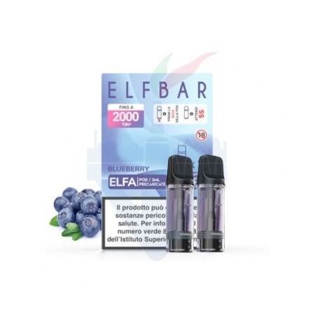 BLUEBERRY - Pod Precaricata ELFA - 2 Pezzi - Elf Bar