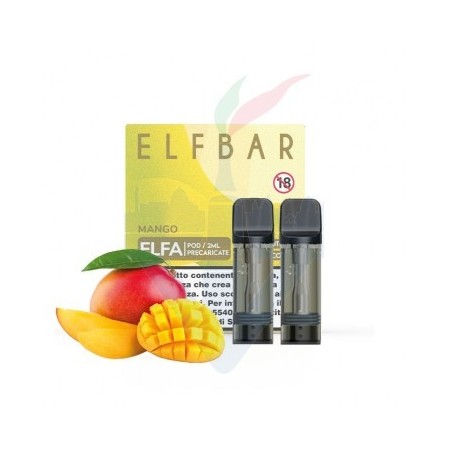 MANGO 20mg - Pod Precaricata ELFA - 2 Pezzi - Elf Bar