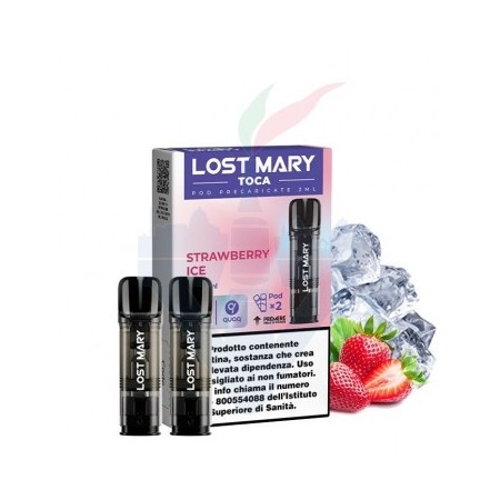 STRAWBERRY ICE 20mg - Pod Precaricata TOCA AIR - 2 Pezzi - Elf Bar