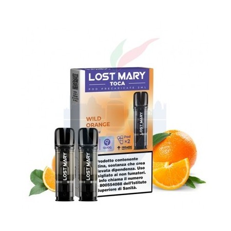 WILD ORANGE 20mg - Pod Precaricata TOCA AIR - 2 Pezzi - Elf Bar