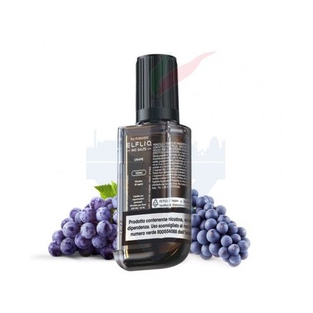 GRAPE 20mg - Flacone 10ml Elfliq EB6000 - Elf Bar
