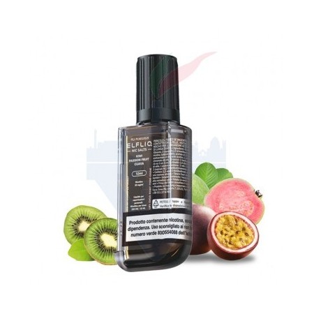KIWI PASSION FRUIT GUAVA 20mg - Flacone 10ml Elfliq EB6000 - Elf Bar