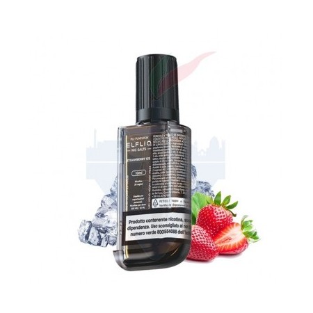 STRAWBERRY ICE 20mg - Flacone 10ml Elfliq EB6000 - Elf Bar