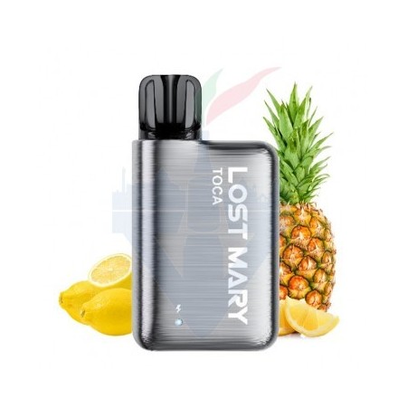 TOCA METAL Device + Pod Precaricata PINEAPPLE LEMON QI 20mg - Elf Bar