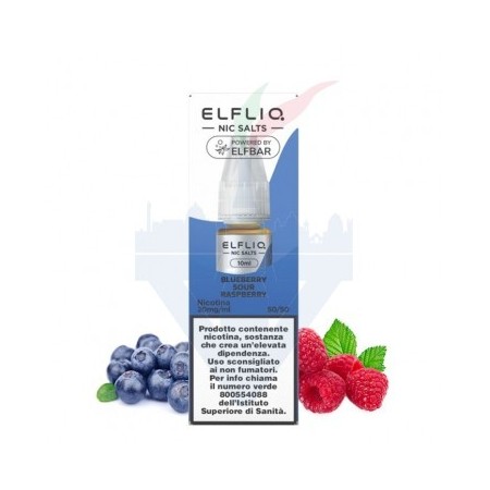 BLUEBERRY SOUR RASPBERRY - Liquido Pronto 10ml - Elfliq by Elf Bar