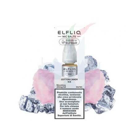 COTTON CANDY ICE - Liquido Pronto 10ml - Elfliq by Elf Bar