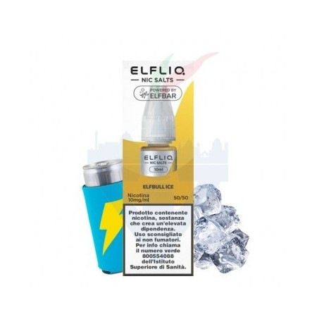 ELFBULL ICE - Liquido Pronto 10ml - Elfliq by Elf Bar