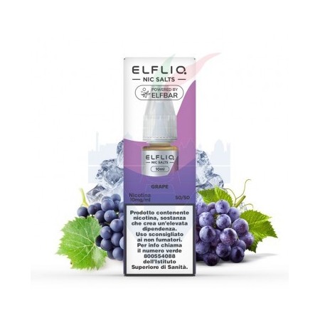 GRAPE - Liquido Pronto 10ml - Elfliq by Elf Bar