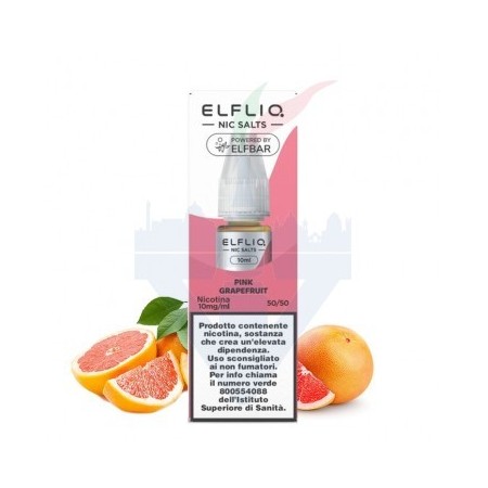 PINK GRAPEFRUIT - Liquido Pronto 10ml - Elfliq by Elf Bar