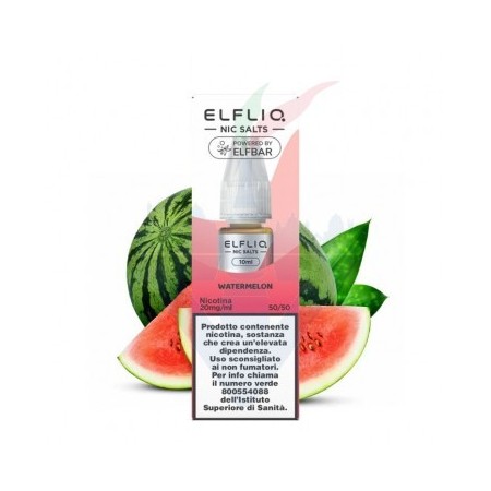 WATERMELON - Liquido Pronto 10ml - Elfliq by Elf Bar