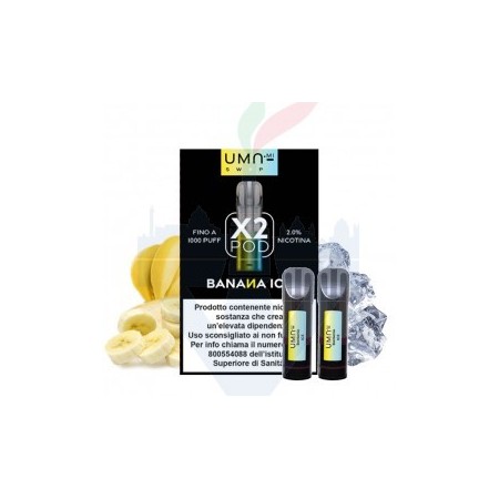 BANANA ICE 20mg - Pod Precaricata UMA.mi - 2 pezzi - UMA.mi