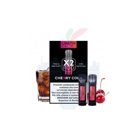CHERRY COLA 20mg - Pod Precaricata UMA.mi - 2 pezzi - UMA.mi