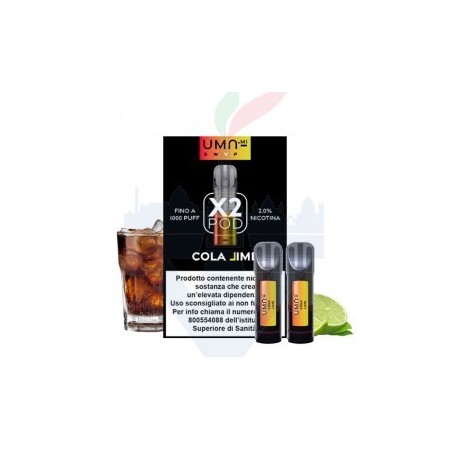 COLA LIME 20mg - Pod Precaricata UMA.mi - 2 pezzi - UMA.mi
