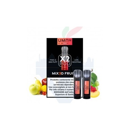 MIXED FRUITS 20mg - Pod Precaricata UMA.mi - 2 pezzi - UMA.mi