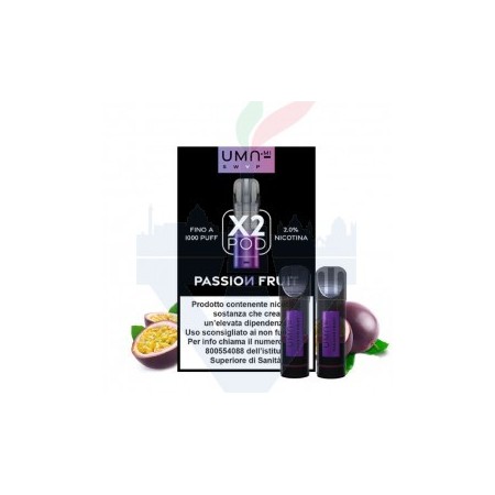 PASSION FRUIT 20mg - Pod Precaricata UMA.mi - 2 pezzi - UMA.mi