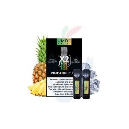PINEAPPLE ICE 20mg - Pod Precaricata UMA.mi - 2 pezzi - UMA.mi