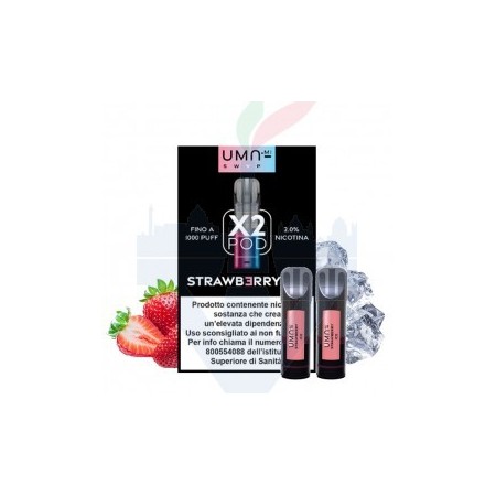STRAWBERRY ICE 20mg - Pod Precaricata UMA.mi - 2 pezzi - UMA.mi