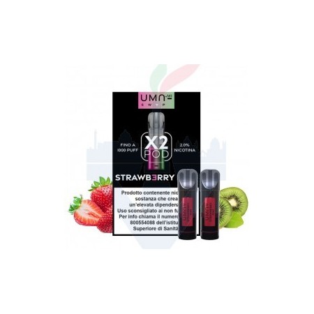 STRAWBERRY KIWI 20mg - Pod Precaricata UMA.mi - 2 pezzi - UMA.mi