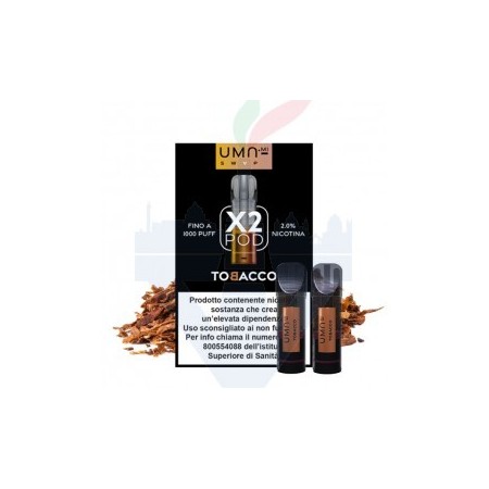 TOBACCO 20mg - Pod Precaricata UMA.mi - 2 pezzi - UMA.mi