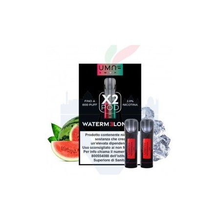 WATERMELON ICE 20mg - Pod Precaricata UMA.mi - 2 pezzi - UMA.mi