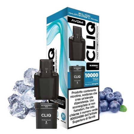 CLIQ BLUEBERRY ICE 20MG/ML- 2ML POD