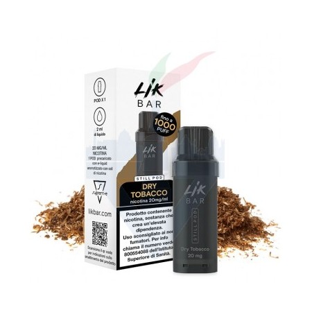 DRY TOBACCO 2% - POD PRECARICATA PER STILL