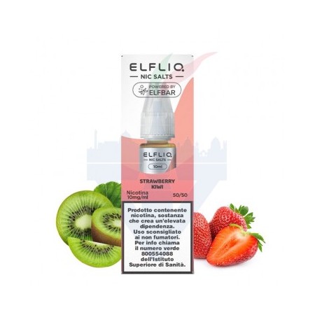 STRAWBERRY KIWI - Liquido Pronto 10ml - Elfliq by Elf Bar