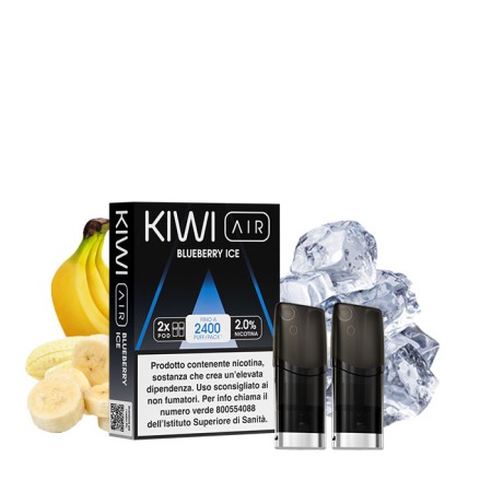 BANANA ICE 20mg - Pod Precaricata Kiwi AIR - 2 Pezzi - Kiwi Vapor