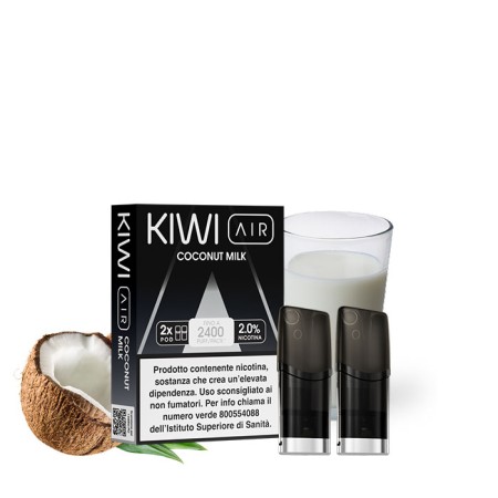 COCONUT MILK 20mg - Pod Precaricata Kiwi AIR - 2 Pezzi - Kiwi Vapor