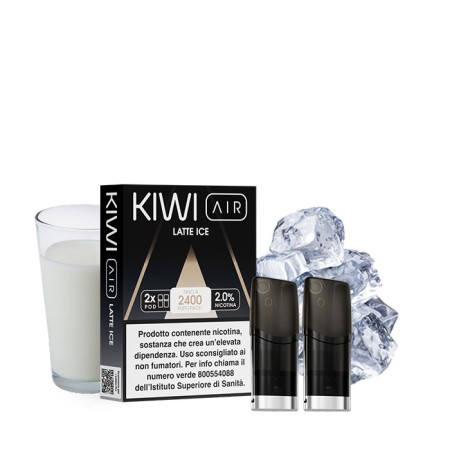 LATTE ICE 20mg - Pod Precaricata Kiwi AIR - 2 Pezzi - Kiwi Vapor