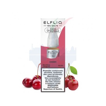 CHERRY - Liquido Pronto 10ml - Elfliq by Elf Bar